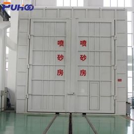 High Efficiency Shot Blasting Booth Painting Room Manually Sand Blasting Equipment