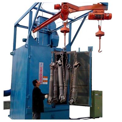Hook Shot Blasting Machine For Gas Bottle And Cylinders Cleaning
