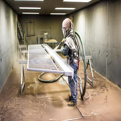 Industrial Metal Surface Cleaning Sand Blasting Room Sandblast Cabinet