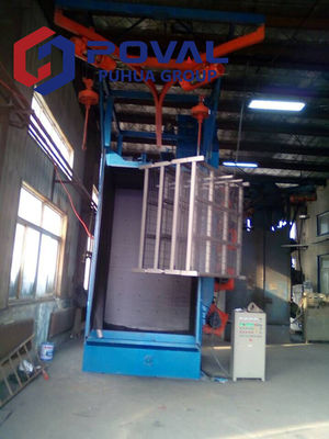 ODM Q37 Single Hook Type Shot Blasting Machine For Alloy Wheels