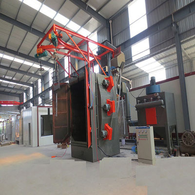 ODM Q37 Single Hook Type Shot Blasting Machine For Alloy Wheels