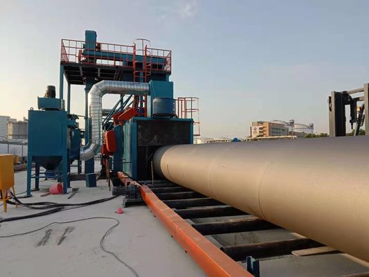 QGW Series Steel Tube Pipe Rebar Shot Blasting Machine